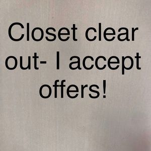 Send me offers and I will accept if reasonable!